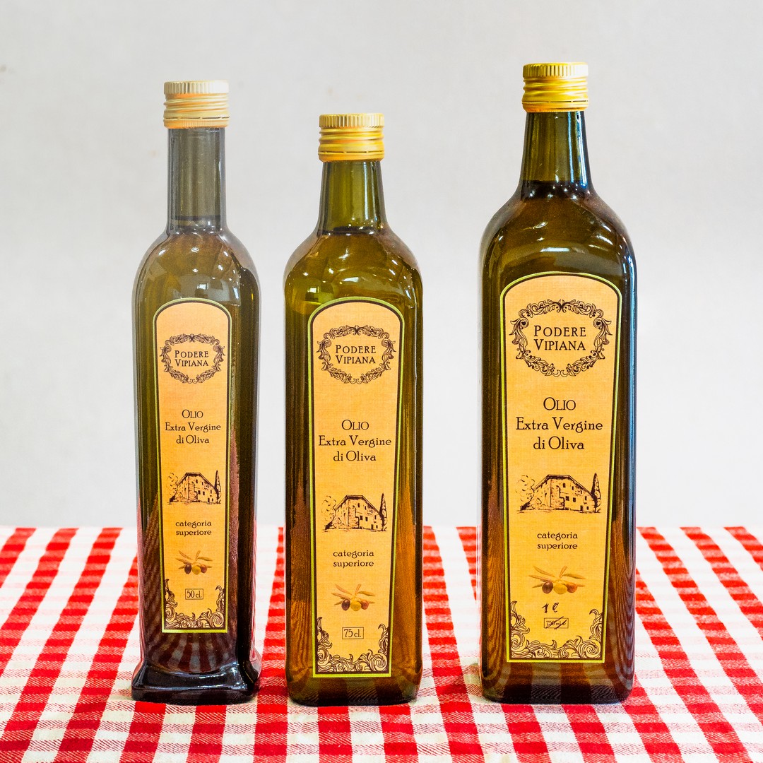 Confezioni olio in bottiglia da 1lt, 750ml e 500ml