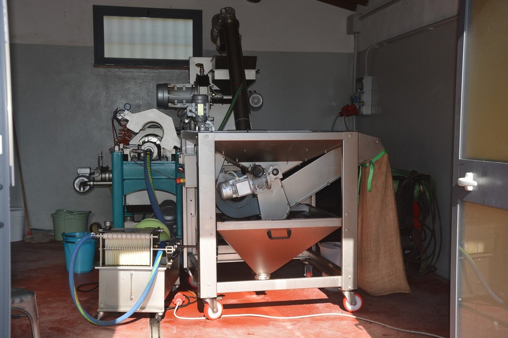 The pressing system "Frantoio"